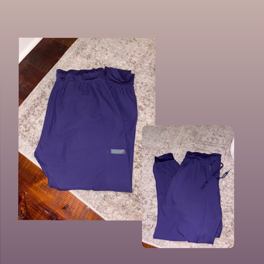 Med Couture Deep Blue Scrub Pants